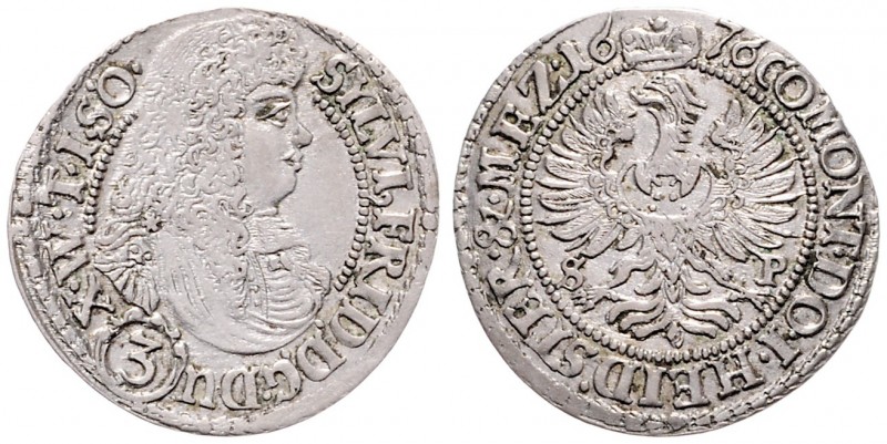 Sylvius Friedrich 1668 - 1697
Deutschland vor 1871, Württemberg-Öls-Schlesien. 3...