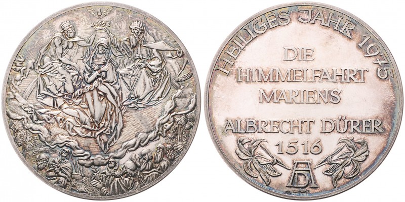 Silbermedaille, 1516/1975
Bundesrepublik Deutschland seit 1949. Himmelfahrt Mari...