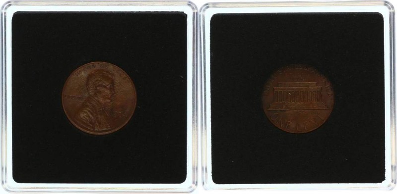 Cent, 1984
USA. Philadelphia. 3,10g
KM 201b
Doublet Die
vz