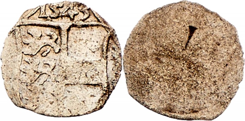 Ferdinand I. 1521 - 1564
Pfennig, 1543. einseitig
Klagenfurt
0,38g
MzA. Seite 26...