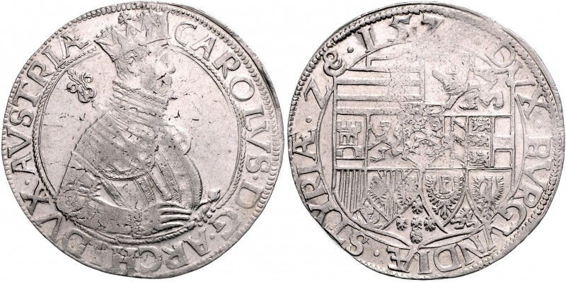 Erzherzog Carl 1564 - 1590
Taler, 1578. Graz
28,47g
MzA. Seite 64
vz/stgl