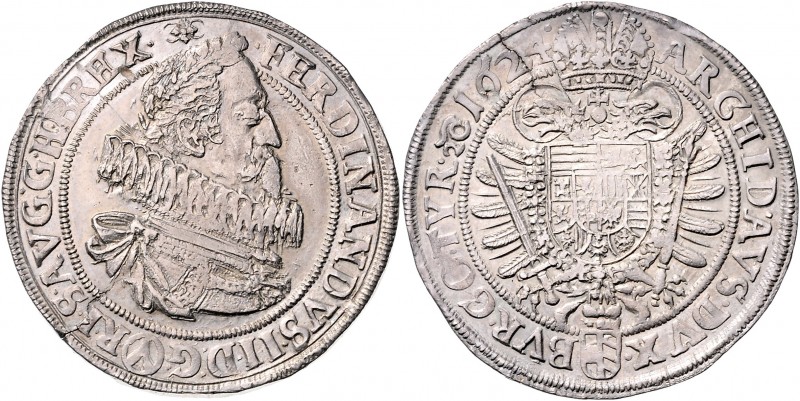 Ferdinand II. als Kaiser 1619 - 1637
Taler, 1624. Mm. M. Fellner
Wien
28,56g
Her...