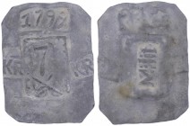 Franz II. 1792 - 1806
7 Kreuzer, 1799. Militärmarke in Blei, Belagerung der Festung Tyn
Tyn
15,80g
Herber --
vz