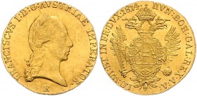 Franz I. 1806 - 1835
Dukat, 1814 E. Karlsburg
3,51g
Fr. 47
f.vz