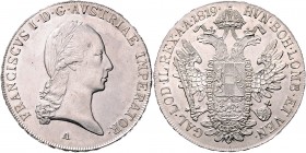 Franz I. 1806 - 1835
Taler, 1819 A. Wien
28,12g
Fr. 144
f.stgl