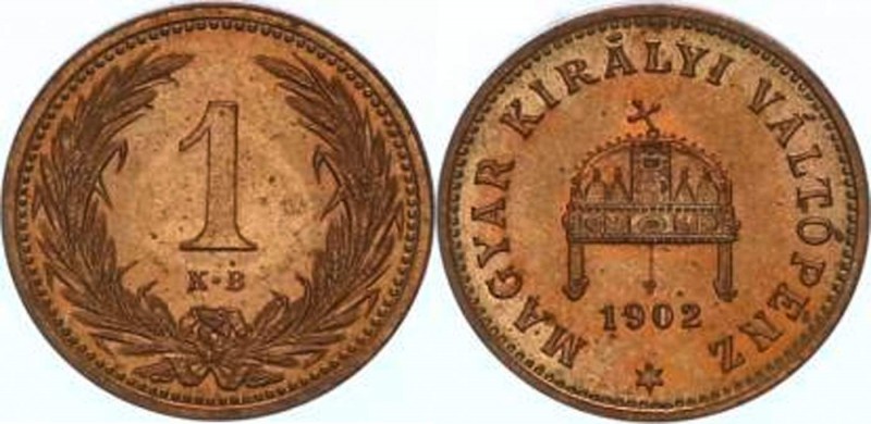 Franz Joseph I. 1848 - 1916
1 Filler, 1902 KB. Kremnitz
1,66g
Fr. 2178
stgl