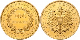 100 Kronen, 1924
1. Republik 1918 - 1933 - 1938. Wien. 33,93g
Her. 2
vz