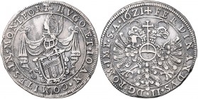 Hugo IV. und Johann VIII. 1619 - 1625
Montfort. Taler, 1621. Erolzheim
27,25g
KM 12, Dav. 7079
win. Sschrötlingsfehler
ss/vz