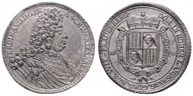 Ferdinand 1683 - 1703
Schwarzenberg. Taler, 1696. Zinnabschlag mit Original Beschreibung
22,28g
Dav. 7703
stgl