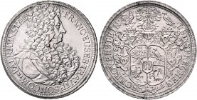 Franz Eusebius 1679 - 1728
Trautson. Taler, 1715. Wien
29,52g
KM 31, Dav. 1200, Pavlicek/Schön 48
Schrötlingsfehler
vz