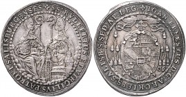 Johann Ernst Graf Thun und Hohenstein 1687 - 1709
Salzburg - Erzbistum. 1/2 Taler, 1706. Salzburg
14,40g
HZ 2191
vz