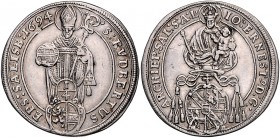 Johann Ernst Graf Thun und Hohenstein 1687 - 1709
Salzburg - Erzbistum. 1/4 Taler, 1694. Salzburg
7,24g
HZ 2196
ss/vz