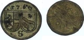 Sigismund Christoph Graf Schrattenbach 1753 - 1771
Salzburg - Erzbistum. Pfennig, 1760. Salzburg
0,24g
HZ 3104
vz/stgl