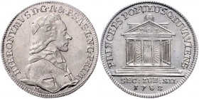 Hieronymus Graf Colloredo 1772 - 1803
Salzburg - Erzbistum. Lot 5 Stück 5 Kreuzer, 1782. Jeton auf das 1200 Jahre Stiftsjubiläum
Salzburg
a. ca 1,96g
...