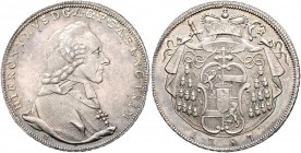 Hieronymus Graf Colloredo 1772 - 1803
Salzburg - Erzbistum. 1/2 Taler, 1797 M. Salzburg
13,94g
HZ 3258
stgl