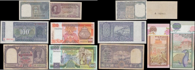 Asia South & Southeast 1940's to modern (6) including some George VI issues and ...