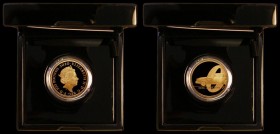 One Hundred&nbsp;Pounds 2020 James Bond - 007 - the 25th James Bond film One&nbsp;Ounce&nbsp;Gold&nbsp;Proof, the reverse design showing the side view...