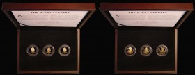 Isle of Man Two Pounds 2019 a 3-coin set in Gold comprising Two Pounds 2019 Sir Winston Churchill, 2019 Field-Marshal Bernard Montgomery and 2019 King...