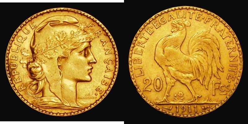 France 20 Francs Gold 1911 KM#857 Lustrous EF

Estimate: GBP 250 - 350