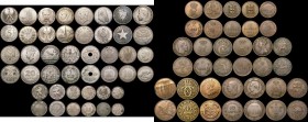 A retired dealers ex-retail stock (40) 19th and 20th Century, an eclectic mix with some in silver, includes Denmark, Belgium, German States, Germany, ...