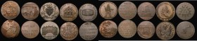 Tokens an impressive collection in an album (149) includes Halfpennies 18th Century (116), many rare pieces included with Halfpenny Cumberland Low Hal...