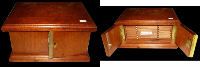 Coin Cabinet Professionally made, by Peter Nichols of St. Leonards, 'Annulet' de...