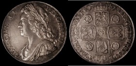 Crown 1741 Roses ESC 123, Bull 1666 EF or better and seems conservatively graded by LCGS at 60

Estimate: GBP 1800 - 2400