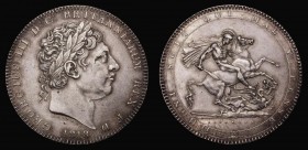 Crown 1818 LVIII ESC 211, Bull 2005 NEF nicely toned, the obverse with a few heavier contact marks

Estimate: GBP 350 - 500