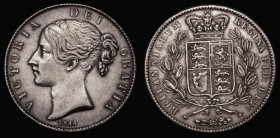 Crown 1844 Cinquefoil stops on edge, ESC 281, Bull 2562, VF and bold with a gentle edge bruise

Estimate: GBP 350 - 450