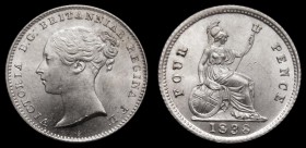 Groat 1838 ESC 1930, Bull 3319 Choice UNC and lustrous, in an LCGS holder and graded LCGS 82 

Estimate: GBP 50 - 100