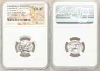 MACEDONIAN KINGDOM. Alexander III the Great (336-323 BC). AR drachm (19mm, 12h). NGC Choice XF. Posthumous issue of Colophon, 310-301 BC. Head of Hera...
