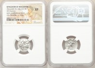 MACEDONIAN KINGDOM. Alexander III the Great (336-323 BC). AR drachm (17mm, 12h). NGC XF. Posthumous issue of Magnesia ad Maeandrum, ca. 319-305 BC. He...
