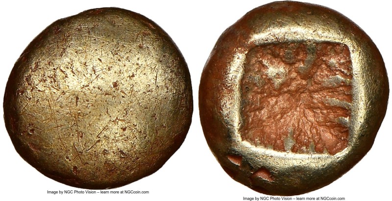 IONIA. Uncertain mint. Ca. 650-600 BC. EL 1/12 stater or hemihecte (7mm, 1.14 gm...