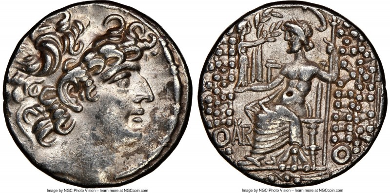 SELEUCID KINGDOM. Philip I Philadelphus (ca. 95/4-76/5 BC). AR tetradrachm (26mm...