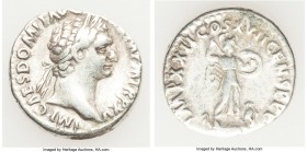 Domitian (AD 81-96). AR denarius (18mm, 3.35 gm, 6h). Choice Fine. Rome, AD 14 September AD 95-13 September AD 96. IMP CAES DOMIT AVG GERM P M TR P XV...