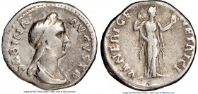 Sabina (AD 128-136/7). AR denarius (18mm, 6h). NGC Choice Fine, brushed. Rome, ca. 128-136/7. SABINA AVGVSTA, diademed, draped bust of Sabina right, s...