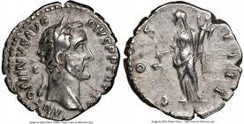 Antoninus Pius (AD 138-161). AR denarius (18mm, 6h). NGC Choice VF. Rome, AD 152-153. ANTONINVS AVG PIVS P P TR P XVI, laureate head of Pius right / C...