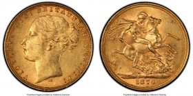 Victoria gold "St. George" Sovereign 1874-M MS61 PCGS, Melbourne mint, KM7, S-3857. AGW 0.2355 oz. 

HID09801242017

© 2020 Heritage Auctions | Al...