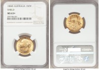 Victoria gold "Shield" Sovereign 1884-S MS63+ NGC, Sydney mint, KM6. AGW 0.2355 oz. 

HID09801242017

© 2020 Heritage Auctions | All Rights Reserv...