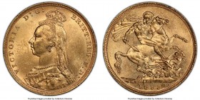 Victoria gold "Jubilee Head" Sovereign 1893-S MS63 PCGS, Sydney mint, KM10, S-3868C. AGW 0.2355 oz. 

HID09801242017

© 2020 Heritage Auctions | A...