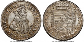 Archduke Ferdinand Taler ND (1564-1595) AU58 NGC, Hall mint, Dav-8094. 

HID09801242017

© 2020 Heritage Auctions | All Rights Reserved
