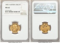 Franz Joseph I gold Ducat 1883 MS62 NGC, KM2267, Fr-493. AGW 0.1107 oz. 

HID09801242017

© 2020 Heritage Auctions | All Rights Reserved