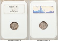 George VI 10 Cents 1950 MS66 NGC, Royal Canadian mint, KM43. Tied for Finest certified. 

HID09801242017

© 2020 Heritage Auctions | All Rights Re...