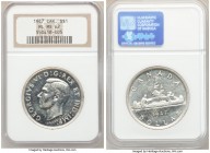 George VI "Maple Leaf" Dollar 1947 MS62 NGC, Royal Canadian mint, KM37.

HID09801242017

© 2020 Heritage Auctions | All Rights Reserved