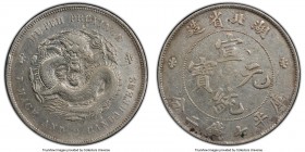 Hupeh. Hsüan-t'ung Dollar ND (1909-1911) XF Details (Graffiti, chops) PCGS, Ching mint, KM-Y131, L&M-187. Dot FB-No Dot.

HID09801242017

© 2020 H...