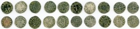 10-Piece Lot of Uncertified Assorted Deniers ND (12th-13th Century) VF, Lot includes Besançon Deniers (8), Philip IV (1) and Louis IX (1). Average 18m...