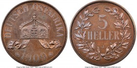 German Colony. Wilhelm II Proof 5 Heller 1909-J PR63 Brown NGC, Hamburg mint, KM11.

HID09801242017

© 2020 Heritage Auctions | All Rights Reserve...