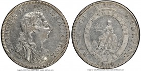George III Bank Dollar of 5 Shillings 1804 XF Details (Cleaned) NGC, KM-Tn1, Bull-1951, ESC-164. 

HID09801242017

© 2020 Heritage Auctions | All ...