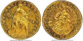 Maria Theresa gold Ducat 1763-KB MS60 NGC, Kremnitz mint, KM329.2, Fr-180. 

HID09801242017

© 2020 Heritage Auctions | All Rights Reserved