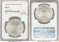 Republic 8 Reales 1885 Go-RR MS61 NGC, Guanajuato mint, KM377.8, DP-Go68. Lustrous mint bloom with great eye-appeal. 

HID09801242017

© 2020 Heri...
